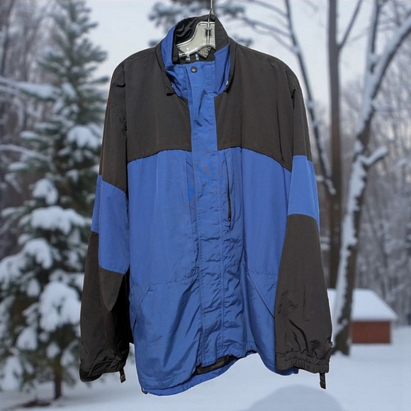 Eagle Canyon Black And Blue Lightweight Men's Jacket Size Large (EUC) - Picture 7 of 8